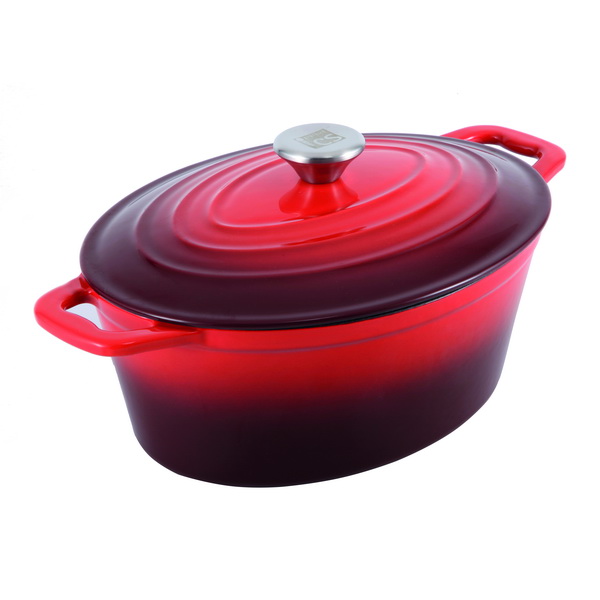 Bräter Gusseisen Backofen-Kochtopf Schmortopf Topf Gusstopf Gussbräter Brattopf 4029096075248