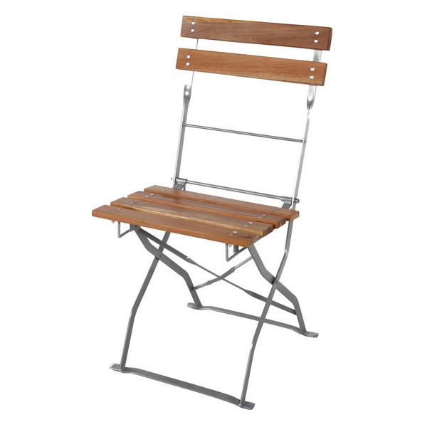 4x Biergartenstühle Stuhl Sessel Akazienholz Klappstuhl Bistrostuhl