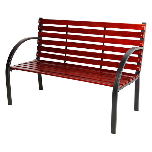 LEX Parkbank Holzbank Terrassenbank Gartenbank Holz Sitzbank Bank