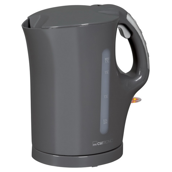 Clatronic 2200 Watt 1,7 Liter Wasserkocher WK 3445 grau