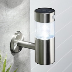 Solar-Garagen-Außenleuchte mit Bewegungmelder Wandleuchte Gartenlampe