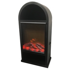 Deko-Kamin LED Feuer-Flammeneffekt Elektrokamin Elektro Dekokamin Akku